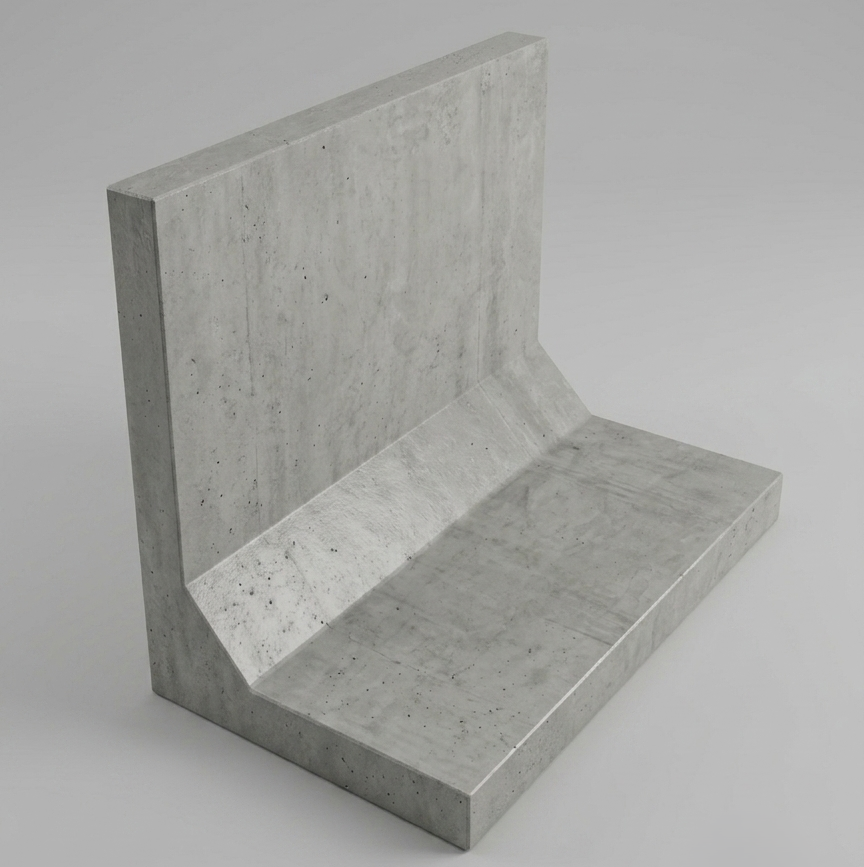 L-retaining walls